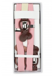 Petal Pink Dress Suspenders in Box