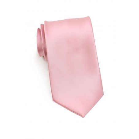 Petal Pink Fabric Necktie