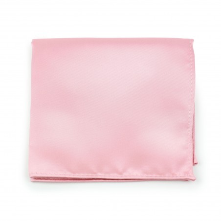 Petal Pink Fabric Pocket Square