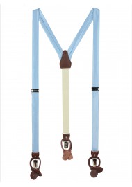 Formal Suspenders in Powder Blue