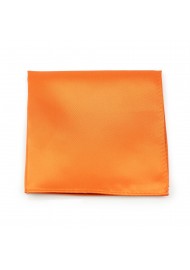 Persimmon Orange Pocket Square