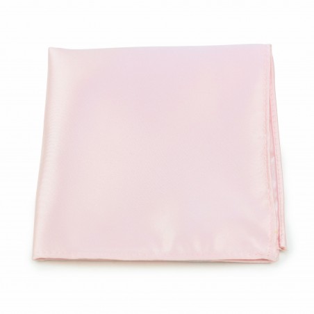 Solid Satin Hanky in Blush Pink