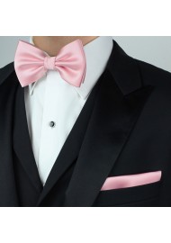 Petal Pink Bow Tie Set Styled