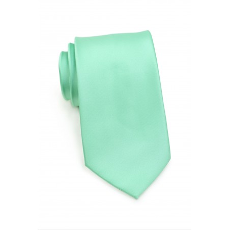 Shiny Mint Necktie