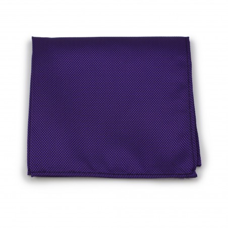 Textured Pocket Square in Regency Purple