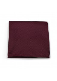 Maroon Red Textured Pocket Square
