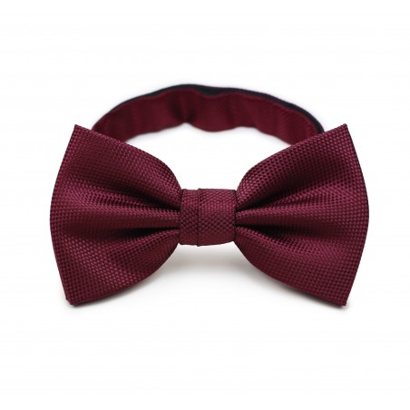 Burgundy Bow Tie