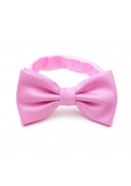 Carnation Pink Bow Tie in Matte Finish