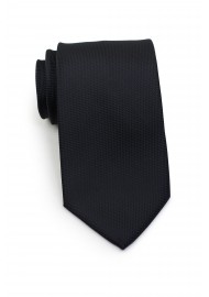 Matte Black Necktie
