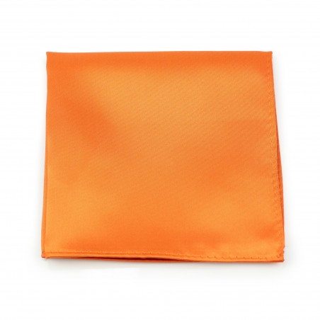 Persimmon Orange Pocket Square