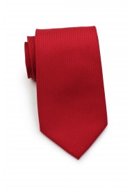 Bold Red Tie in Matte Finish
