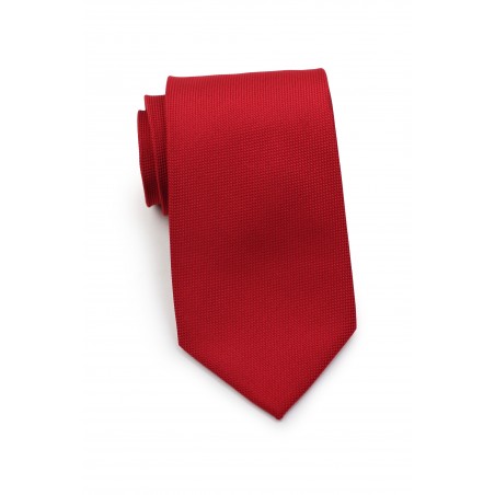 Bold Red Tie in Matte Finish