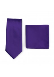 Regency Purple Tie Set