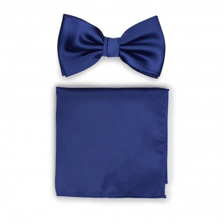 Royal Blue Bow Tie Set