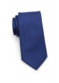 Royal Blue Pin Dot Tie