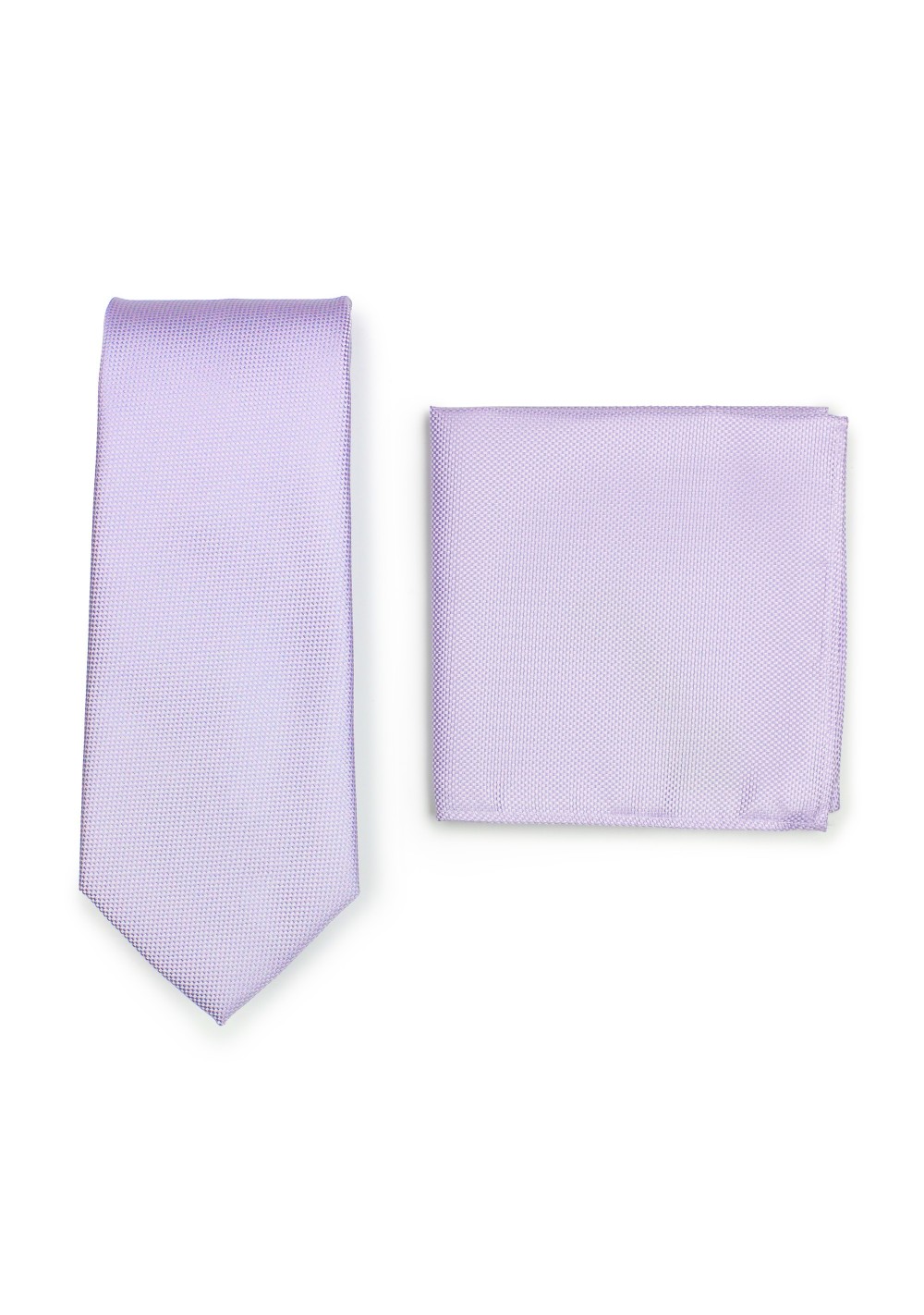 Lavender Tie Set in Matte Finish