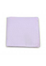 Lavender Pocket Square in Matte Weave