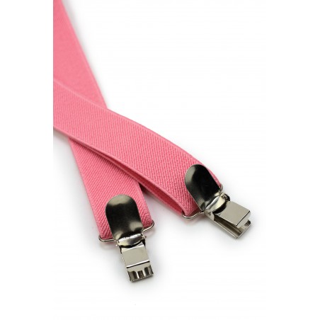 Suspenders in Tulip Pink Clips