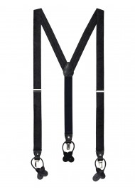 Black Paisley Suspenders