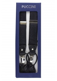 Black Paisley Suspenders in Box