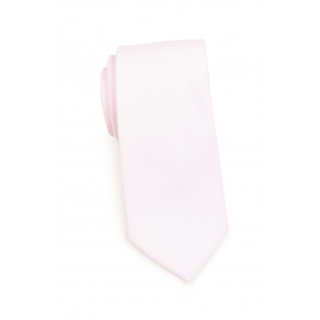 Blush Pink Skinny Tie