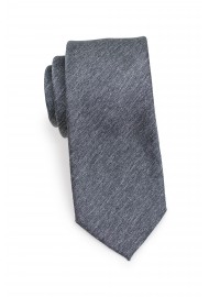Charcoal Skinny Tie