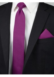 Sangria Pink Tie Set Styled