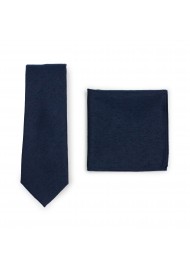 Midnight Blue Skinny Tie Set