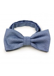 Steel Blue Bow Tie
