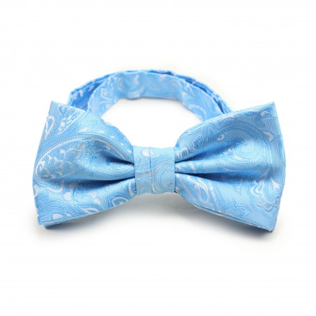 Dressy Wedding Bow Tie in Blue Jay