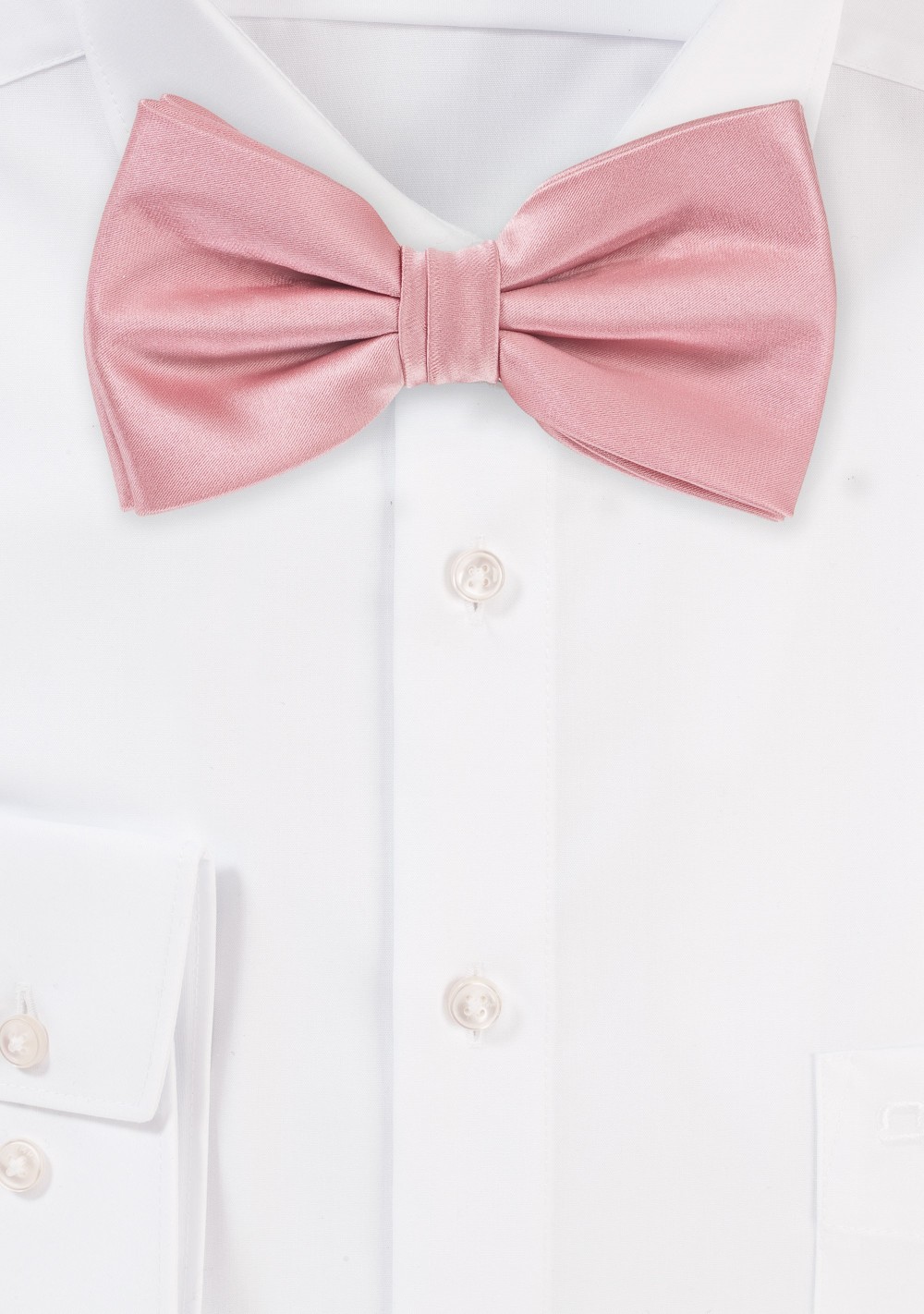Pre-Tied Bow Tie in Soft Pink