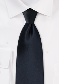 Midnight Navy Color Necktie