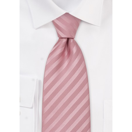 Mens Silk Tie in Rose-Pink