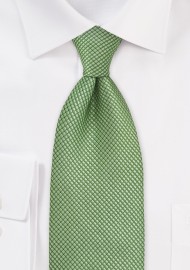 Textured Green Tie