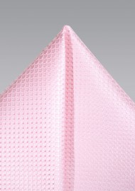 Pink Pocket Square with Texture