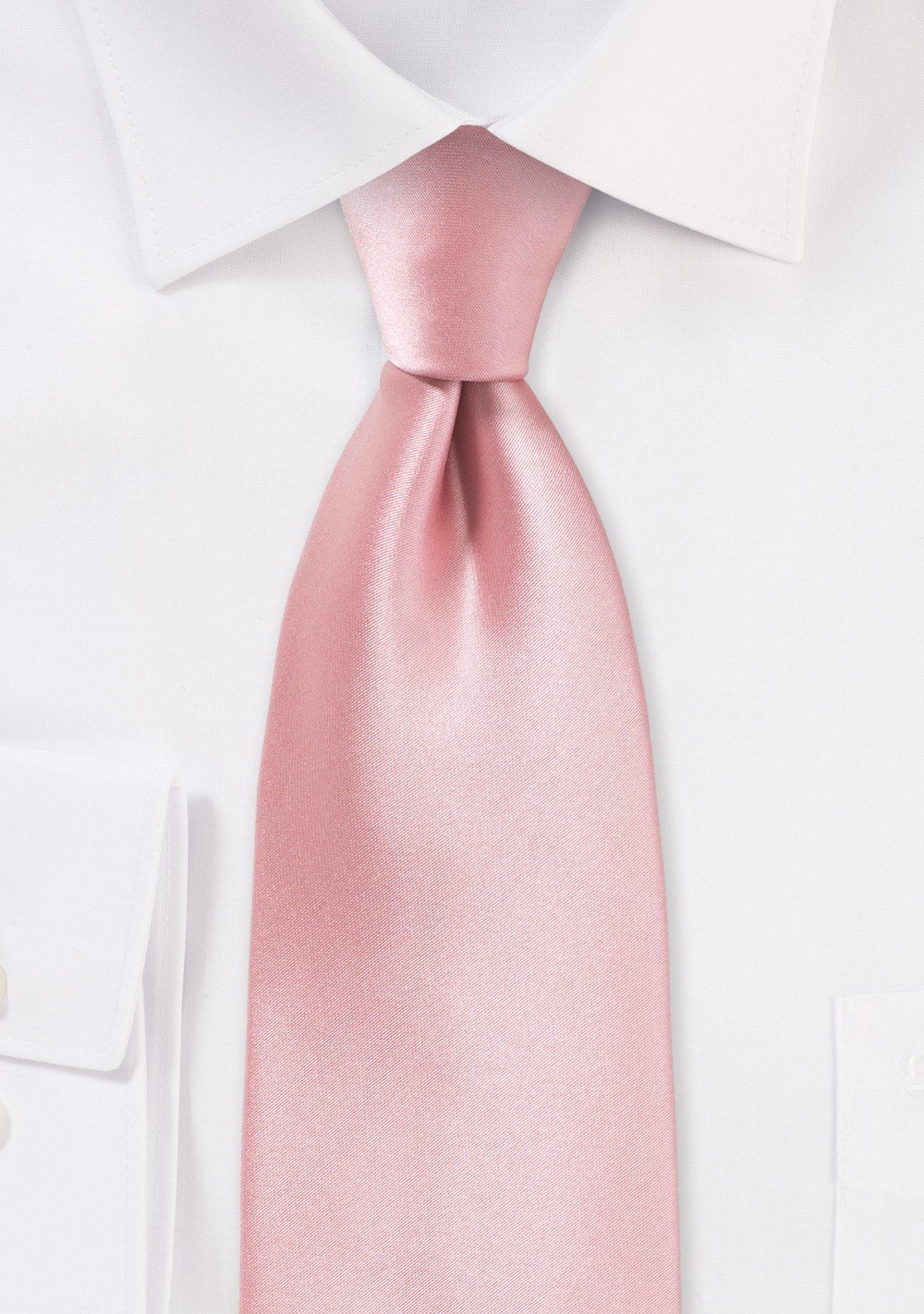 Petal Pink Hued Tie for Tall Men