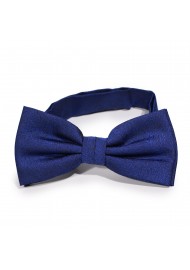 Woodgrain Texture Bow Tie in Dress Blue