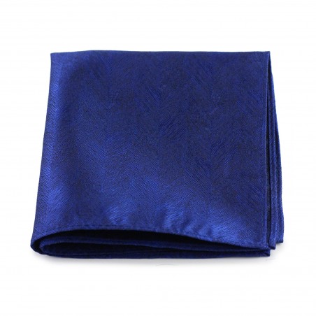 Woodgrain Texture Pocket Square in Dress Blue