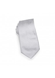 Woodgrain Texture Necktie in Sterling Silver