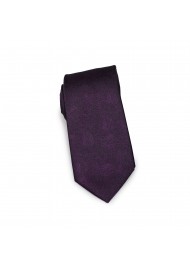 Woodgrain Texture Necktie in Lapis Purple