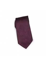 Woodgrain Texture Necktie in Wine