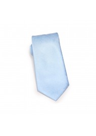 Woodgrain Texture Necktie in Ice Blue