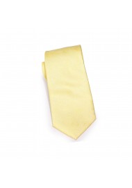 Woodgrain Texture Necktie in Spring Yellow
