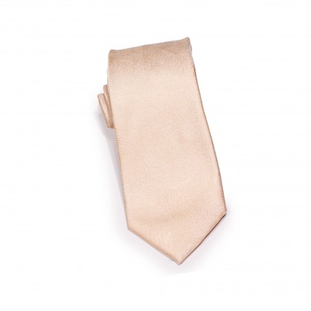 Woodgrain Texture Necktie in Golden Wheat