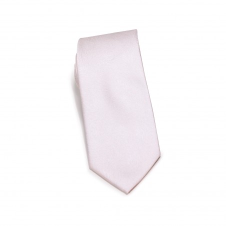 Woodgrain Texture Necktie in Blush Pink