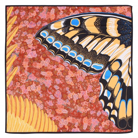 Autumn Hued Butterfly Print Scarf