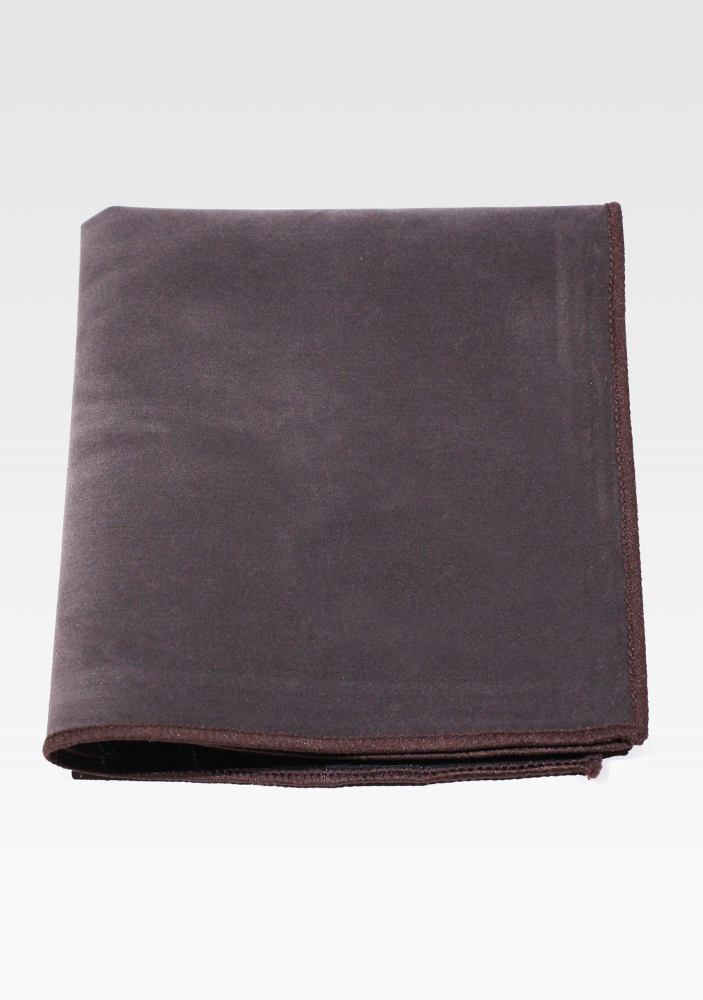 Charcoal Gray Velvet Pocket Square