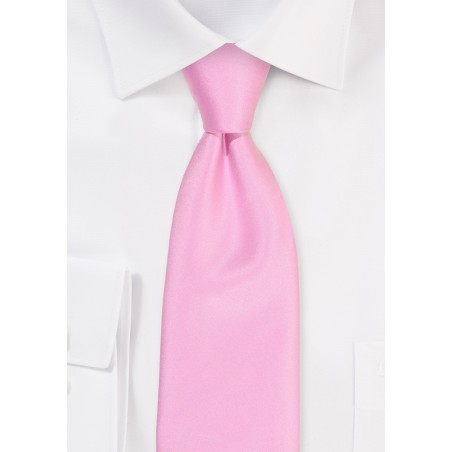 XL Satin Tie in Pink