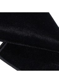 Sold Black Velvet Pocket Square Texture Detail