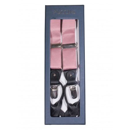 Quartz Pink Dress Suspenders in Box